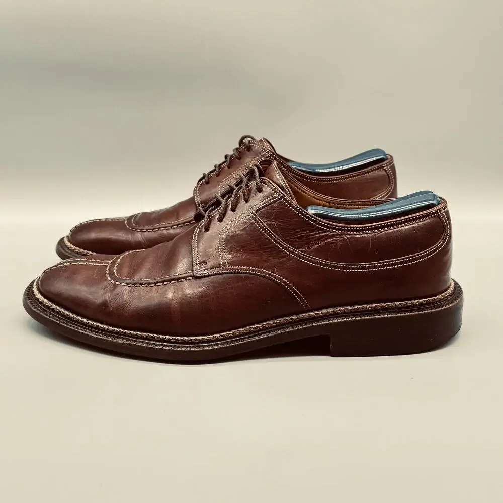 Cole Haan Shoes Mens 9.5 Brown Leather Loafer Oxford Country Split Toe Lace Up